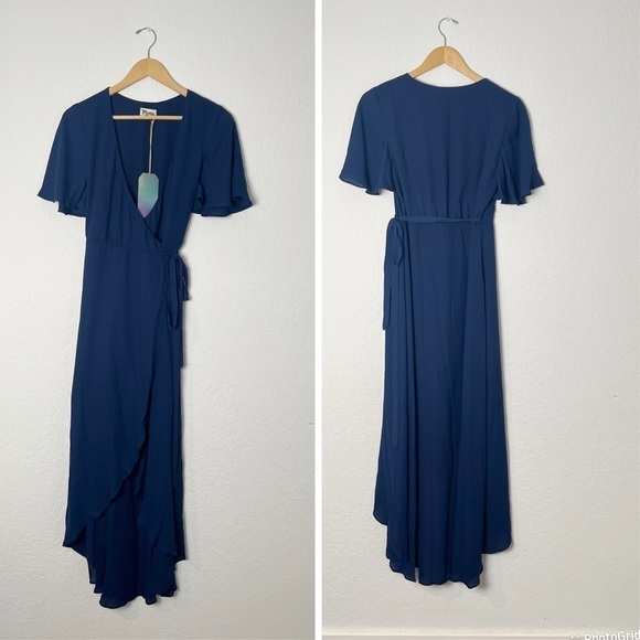 Show me your Mumu Sophia Wrap Dress - Picture 2 of 8